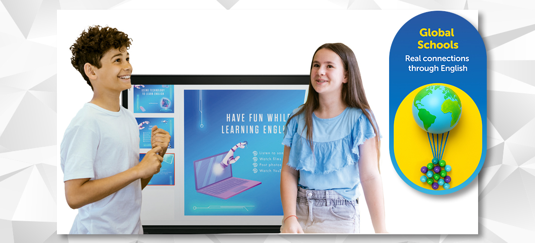 Global Schools With Global Schools, your class can connect with schools around the world, building real connections through English and developing global awareness and social connection.