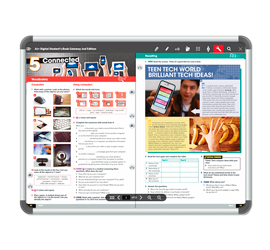 The image depicts the website of an educational publisher offering textbooks for primary, secondary and vocational training. It features colorful book images and a clean, modern design.