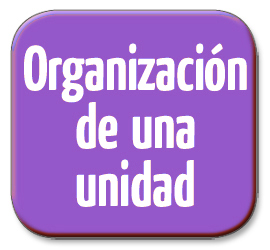 Imagen de un botón púrpura con el texto Organización de una unidad en español.