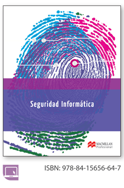 Imagen de una huella dactilar con colores azul y verde, sobre un fondo púrpura. ISBN: 978-84-15656-64-7.