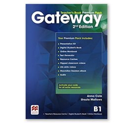 Gateway 2nd Edition: Teacher's Book Premium Pack. Includes: representation, digital student’s book, online workbook, test answers, audio and additional material.