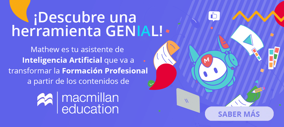 Descubre Mathew, Inteligencia Artificial con los materiales de FP de Macmillan