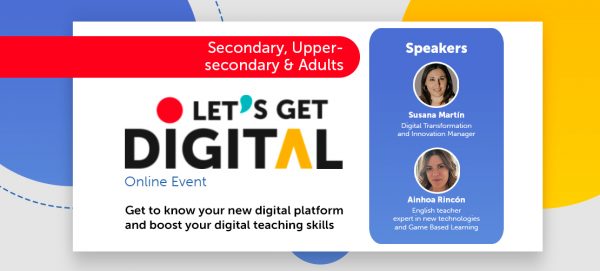 Let’s Get Digital Online Event - Secondary, Upper-secondary & Adults Session