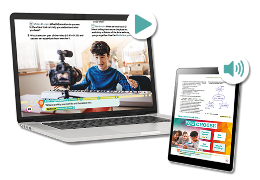 Ordenador y Tablet mostrando los recursos digitales para profesores de Unique