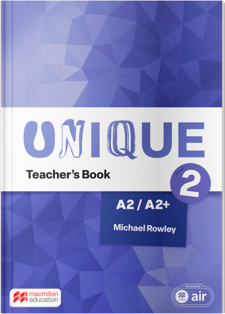 Portada del Teacher's Book de Unique 2 (A2/A2 plus)