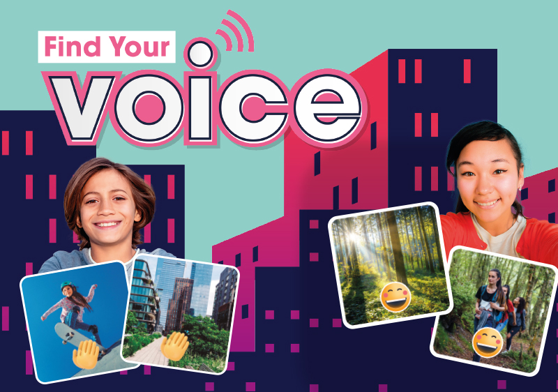 Find Your Voice, A 4-level British English course designed for the iGeneration.